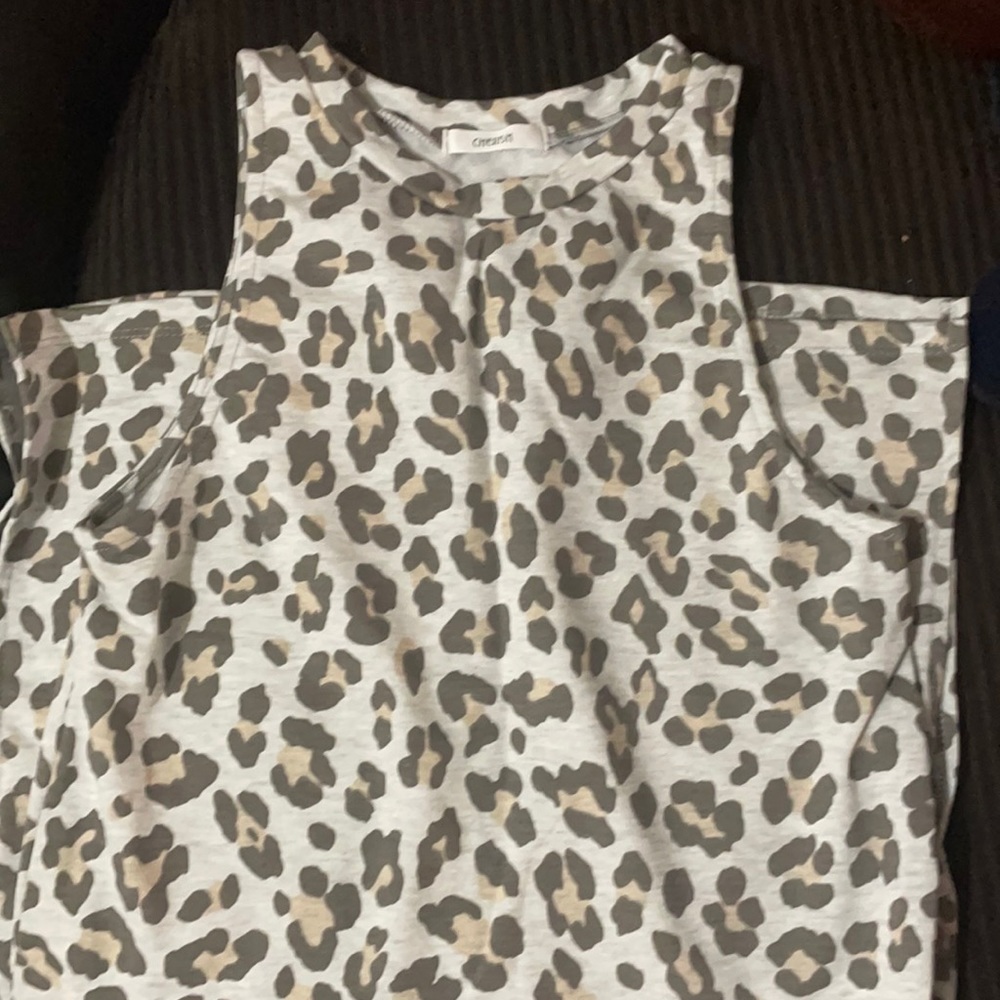 Pinkblush leopard maternity t-shirt dress